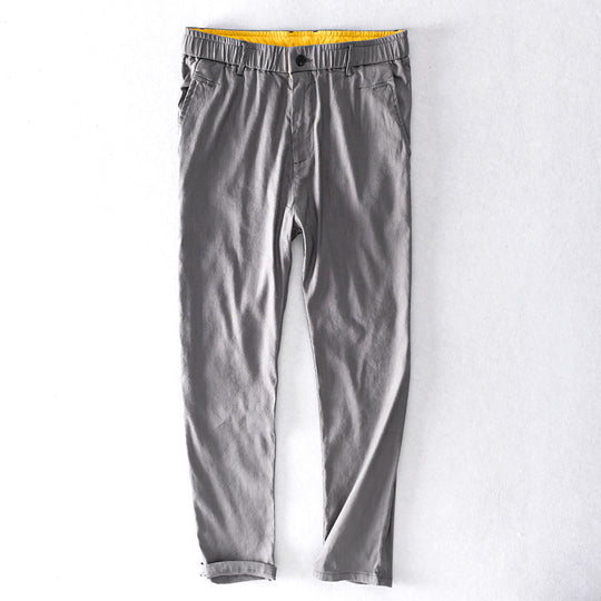 Herren Baumwoll-Chino mit Elastikbund und konischem Schnitt Shop Nory
