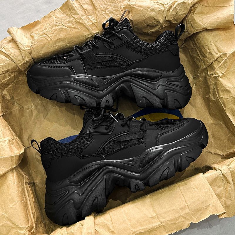 Damen Sportliche Chunky Sneakers mit rutschfester Sohle und atmungsaktiver Mesh-Oberfläche