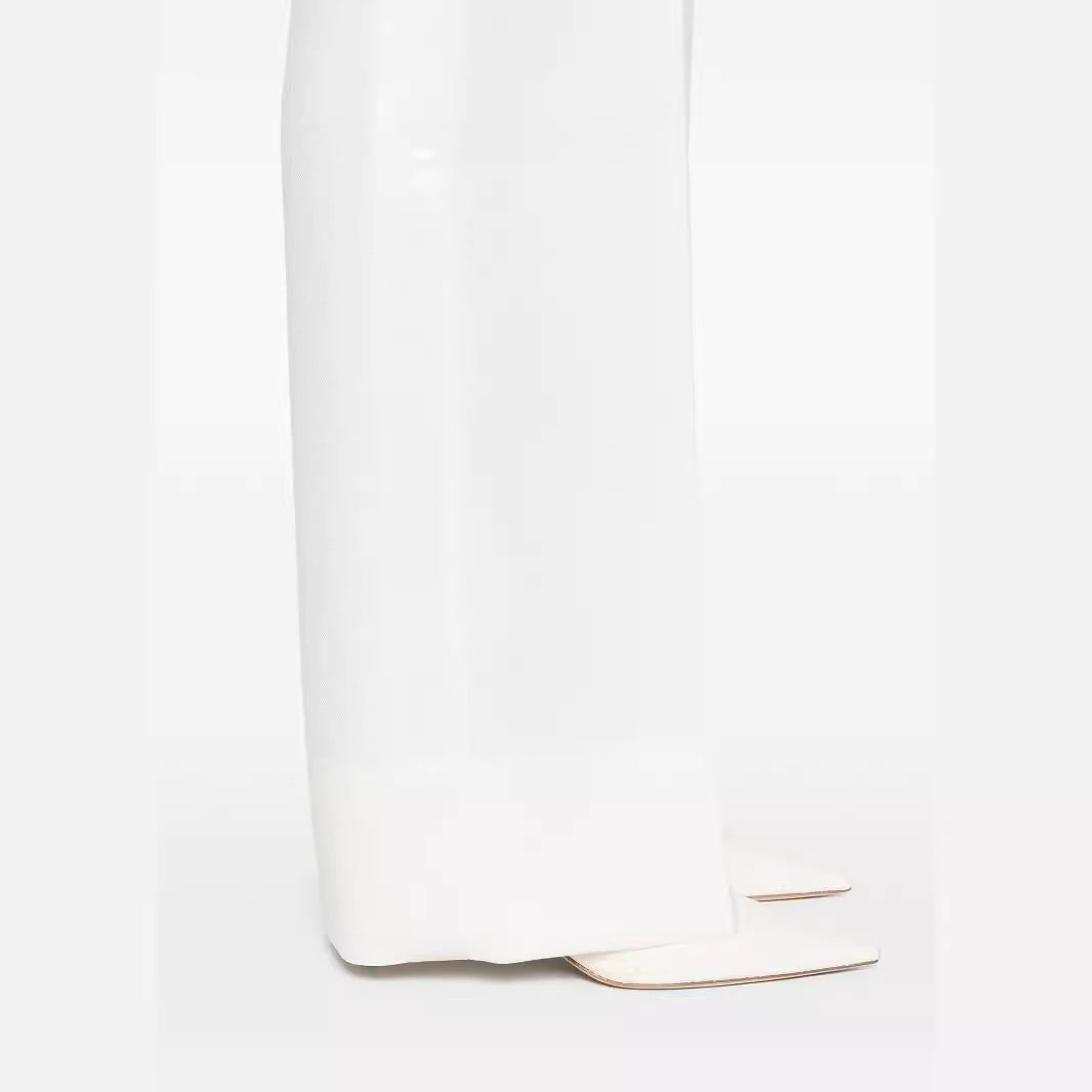 Damen Palazzo‑Hose mit hoher Taille und weitem Beinschnitt Shop Nory