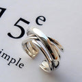 Damen Modischer Ring mit verspieltem gewundenem Design Shop Nory