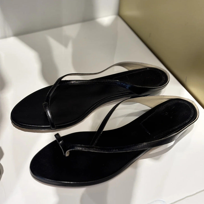 Damen Elegante Zehentrenner-Sandalen mit modischem Riemendesign
