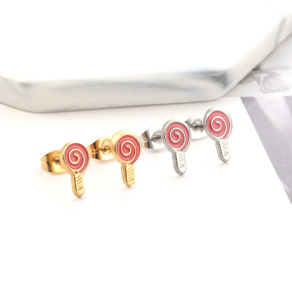 Damen Ohrringe mit kunstvollem Blattdesign aus Edelstahl und goldplattierter Oberfläche Shop Nory