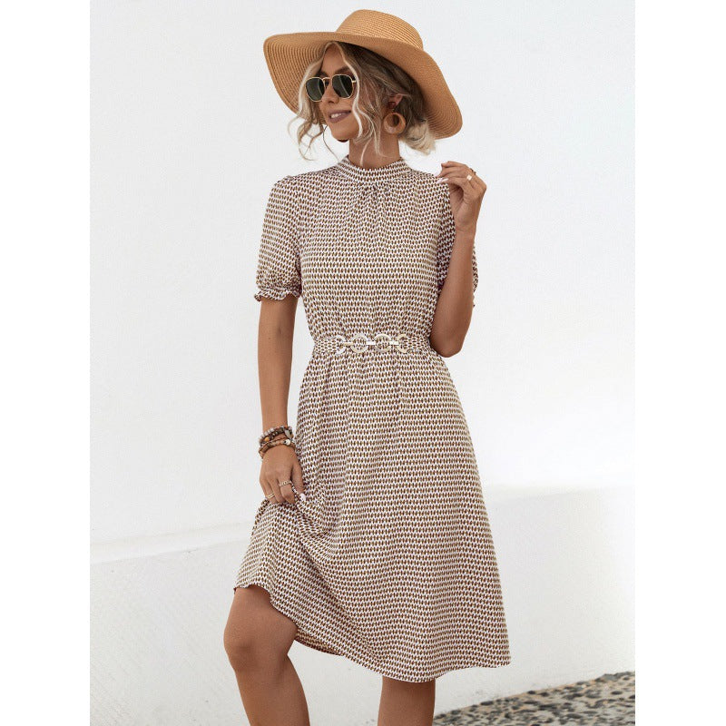 Damen Sommerkleid mit eleganter Blumenmusterung
