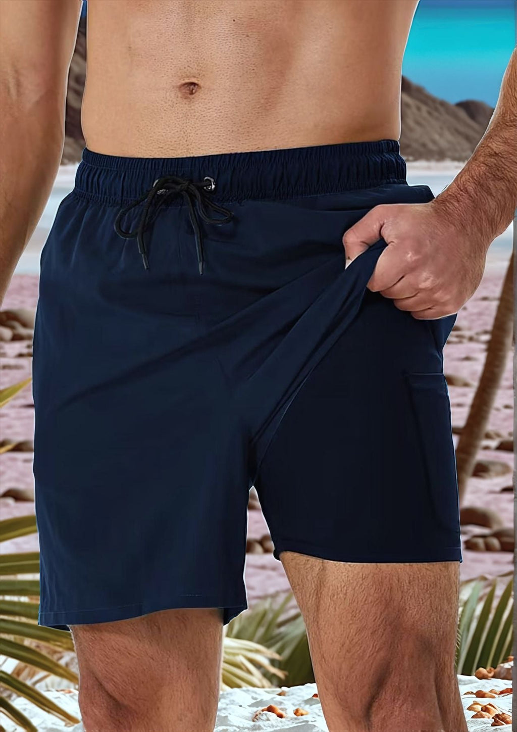 Herren Komfortable Badeshorts