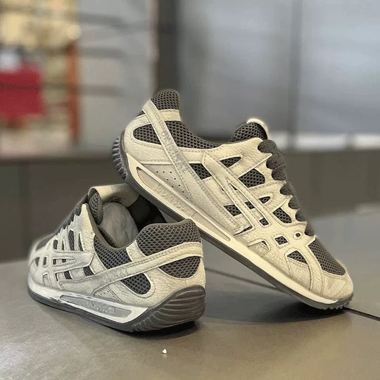 Herren Atmungsaktiver Retro-Laufsneaker mit Mesh- und Wildleder-Overlays Shop Nory