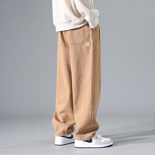 Herren Bequeme Weitgeschnittene Cargo-Hose Shop Nory