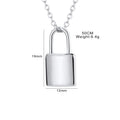 Damen Kette mit Vorhängeschloss-Anhänger Shop Nory