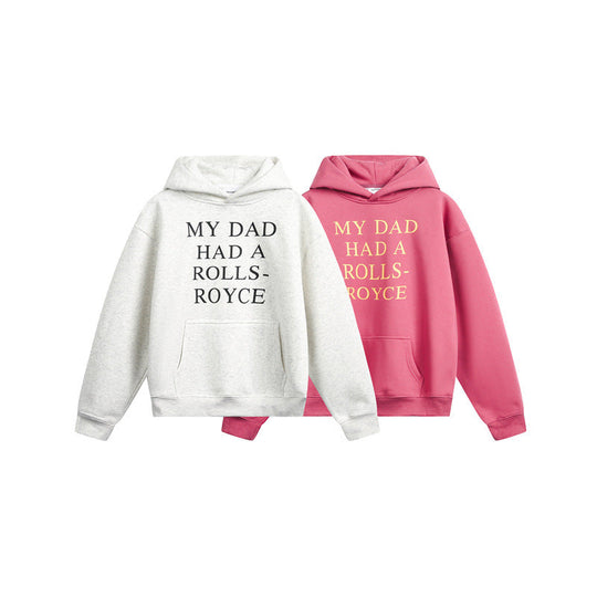 Damen Kapuzenpullover mit Statement-Print und Oversize-Schnitt Shop Nory