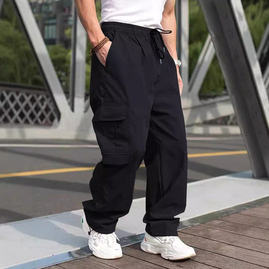 Herren Cargo-Hose mit vielen funktionalen Taschen und lockerer Passform