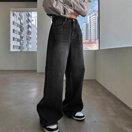 Damen Weite Jeanshose im modernem Schnitt mit elegantem Design