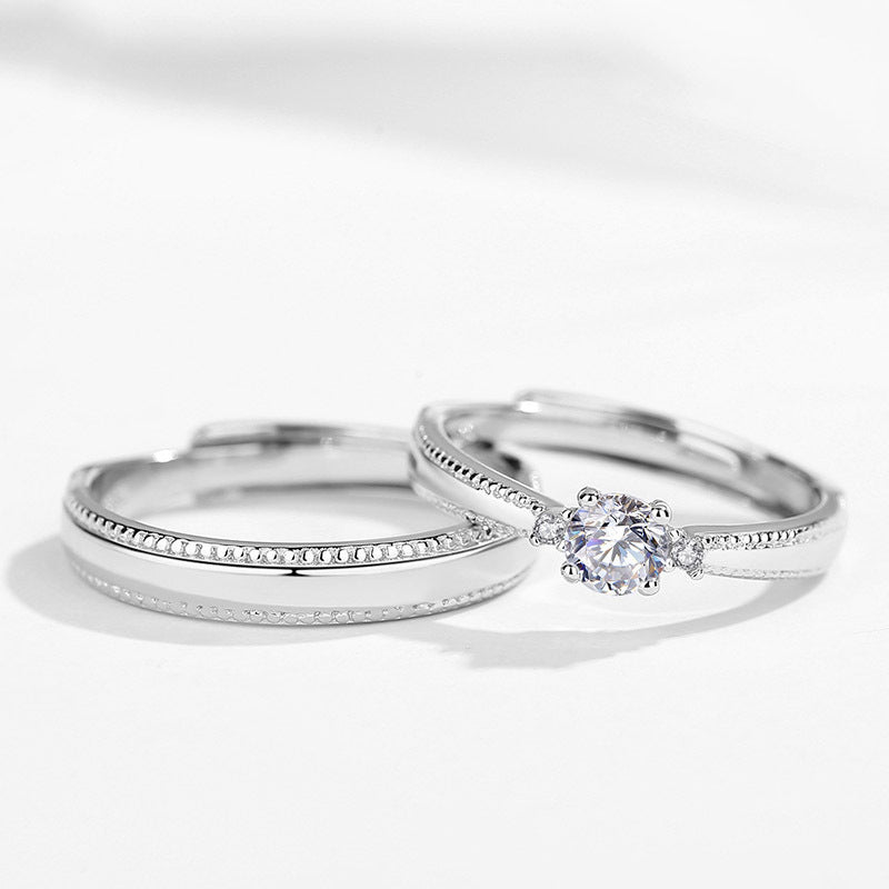 Damen Verlobungsring mit filigranem Design und funkelnden Zirkonia Shop Nory