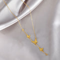Damen zarte Halskette mit filigranen Schmetterlingsanhängern Shop Nory