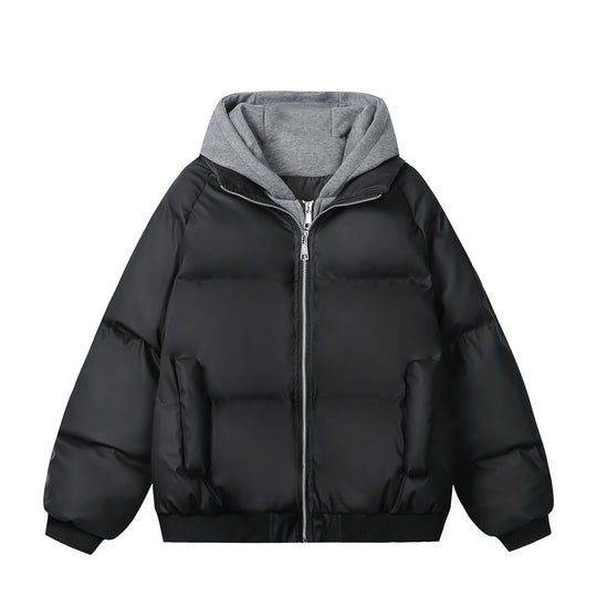 Damen Modische Steppjacke mit abnehmbarer Kapuze Shop Nory