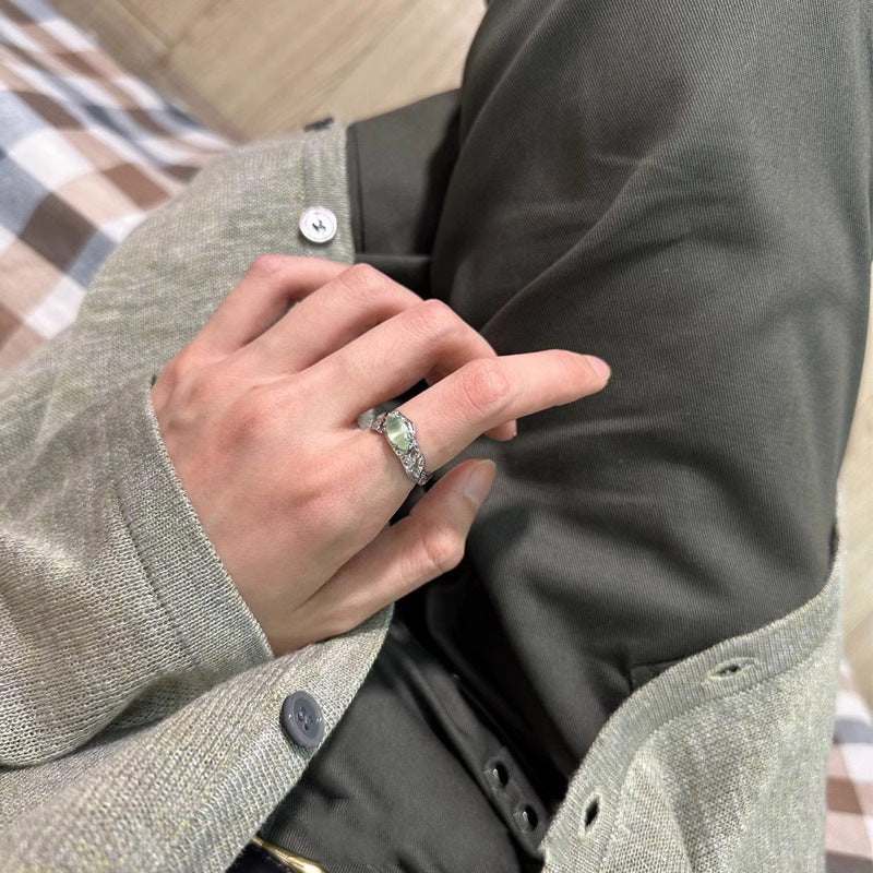 Damen stilvoller Ring mit elegantem Blattdesign Shop Nory