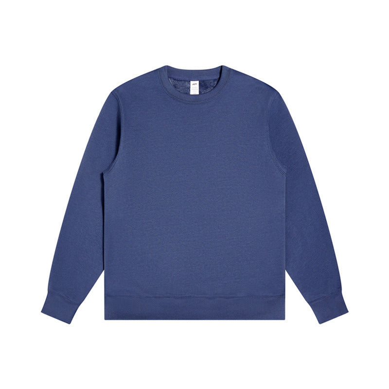 Unisex Minimalistisches Baumwoll-Sweatshirt mit Rundhals, Rippbündchen & Relaxed Fit Shop Nory