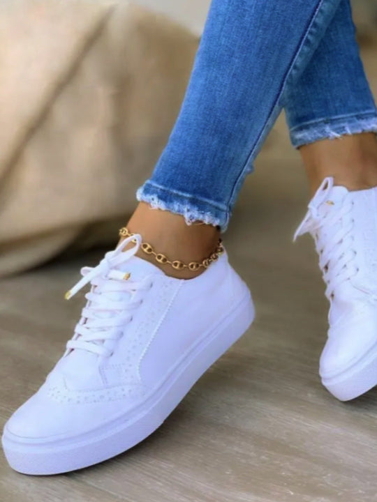 Damen Sneaker mit modischem Textilobermaterial und dämpfender Sohle