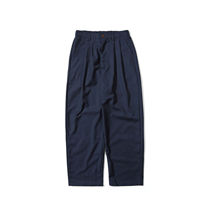 Damen Hochtaillierte Bundfalten-Hose mit legerer Weite und konischem Bein Shop Nory