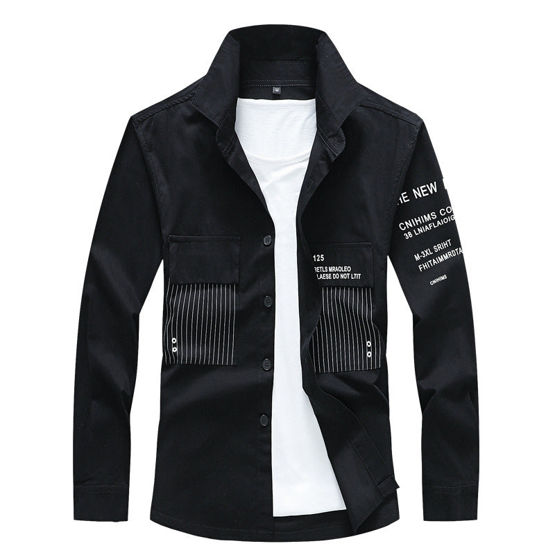 Herren Moderne Utility-Hemdjacke Shop Nory