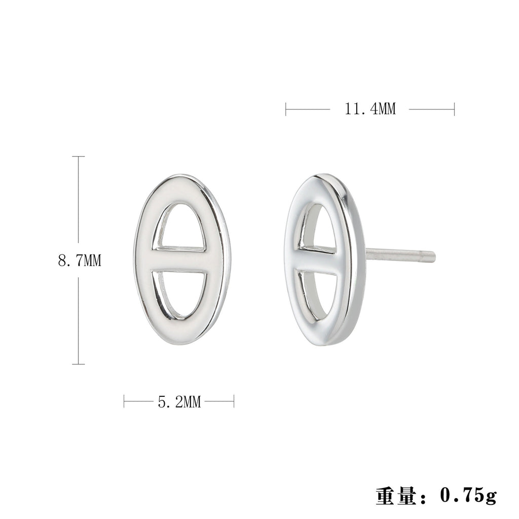 Damen Ohrstecker mit modernem Spikes-Design Shop Nory