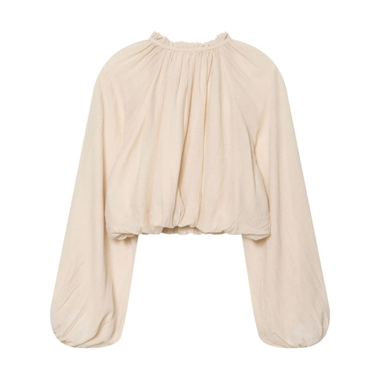 Damen Midirock mit hohem Umschlagbund, feiner Faltenführung und Holzknopfdetail Shop Nory