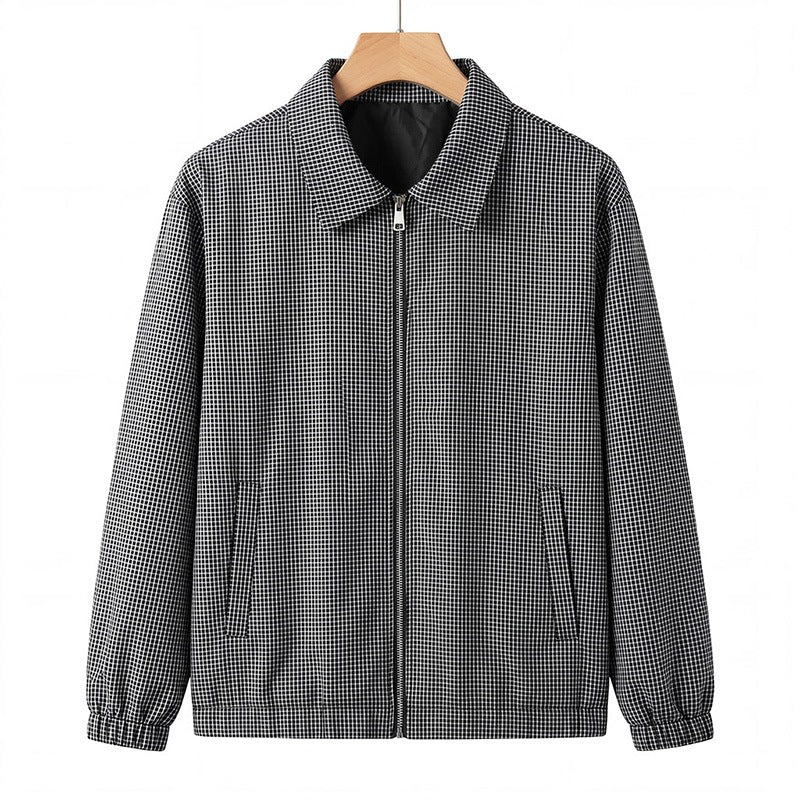 Herren Modische Kariertes Freizeitjacke Shop Nory