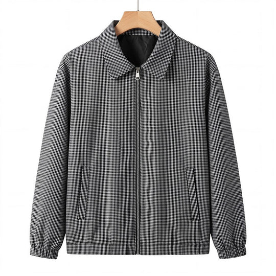 Herren Modische Kariertes Freizeitjacke Shop Nory