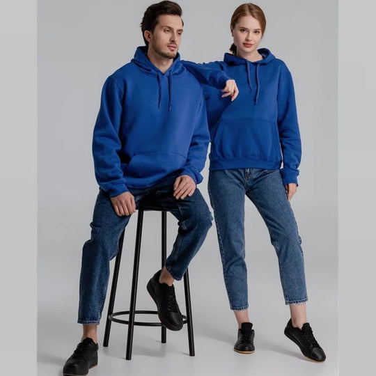 Unisex nan minimalistischer Heavyweight Kapuzenpullover aus French‑Terry mit verdeckter Kängurutasche und schmaler Silhouette Shop Nory