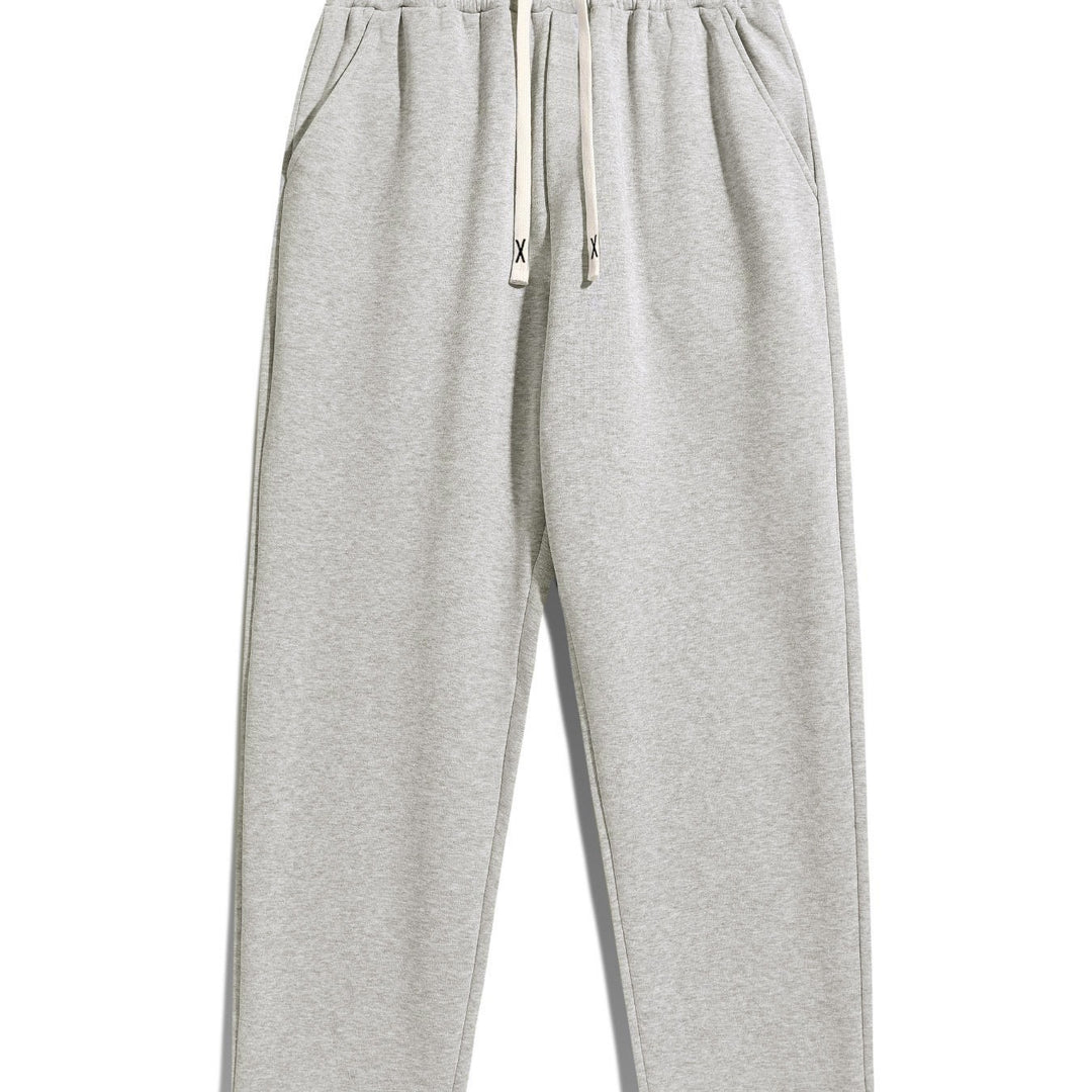 Herren Konisch zulaufende Fleece-Jogginghose mit elastischem Bund, Kordelzug & vorgeformten Knien Shop Nory