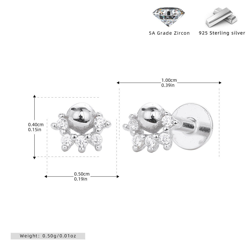 Damen Ohrstecker im kreativen Spinnen-Design aus hochwertigem 925 Sterling Silber Shop Nory