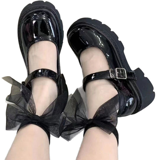 Damen Stilvolle Plateauschuhe mit verstellbarem Riemen Shopnory