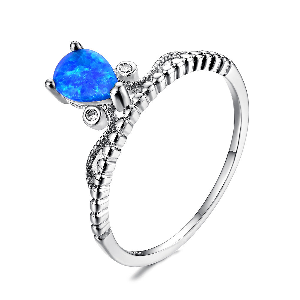 Damen Ring mit kunstvollem Opal und filigranem Design Shop Nory