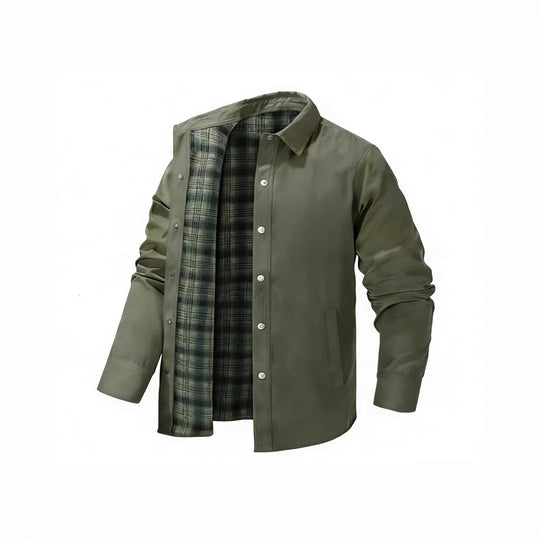 Herren Leichte Übergangsjacke mit modernem Karomuster