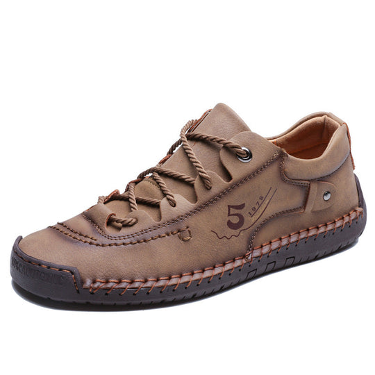 Damen bequeme Freizeitschuhe aus hochwertigem Leder mit rutschfester Sohle
