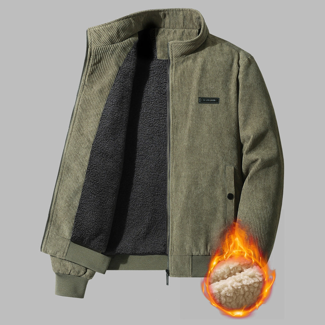Herren Modische Fleece-Jacke im Cord-Design Shop Nory