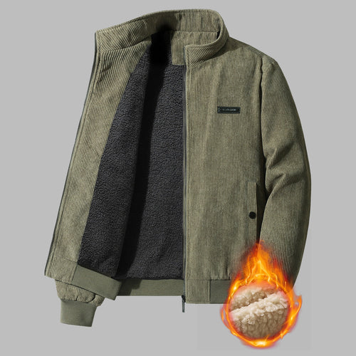 Herren Modische Fleece-Jacke im Cord-Design Shop Nory