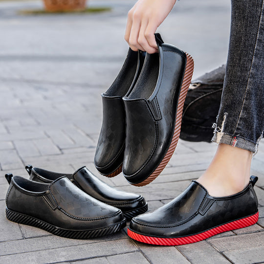 Herren Elegante wasserdichte Slipper mit strukturierter Oberfläche und profilierter Lightweight-Sohle Shop Nory
