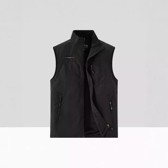 Herren Leichte multifunktionale Outdoor-Utility‑Weste mit Mesh‑Futter und mehreren Reißverschlusstaschen Shop Nory
