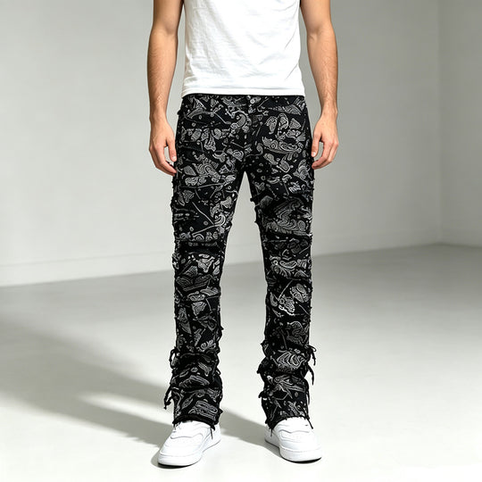 Herren Modische Cargo-Hose mit vielseitigem Muster Shop Nory