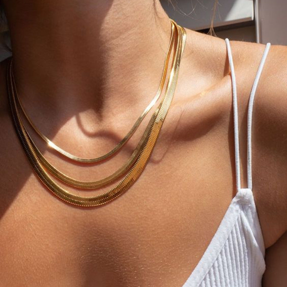 Damen Eleganter Kettenarmband aus hypoallergenem Edelstahl Shop Nory
