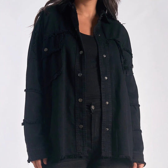 Damen Modische Overshirtjacke
