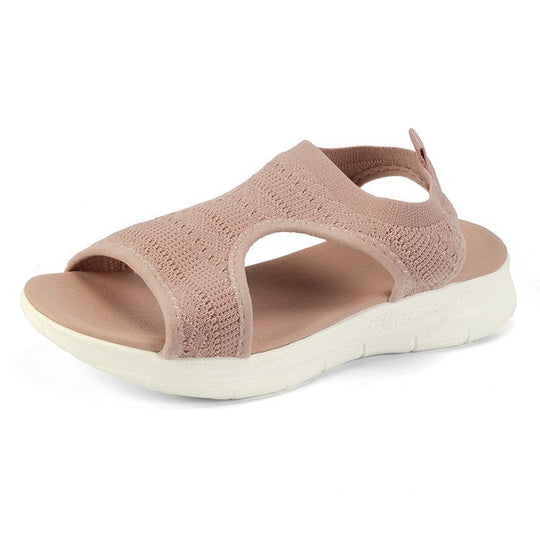 Damen Atmungsaktive Sandalen mit elastischem Obermaterial und rutschfester Sohle