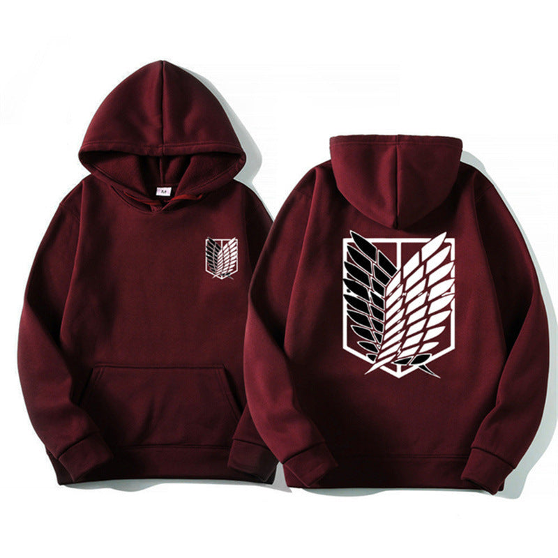 Damen Kapuzenpullover mit klassischem Anime-Motiv