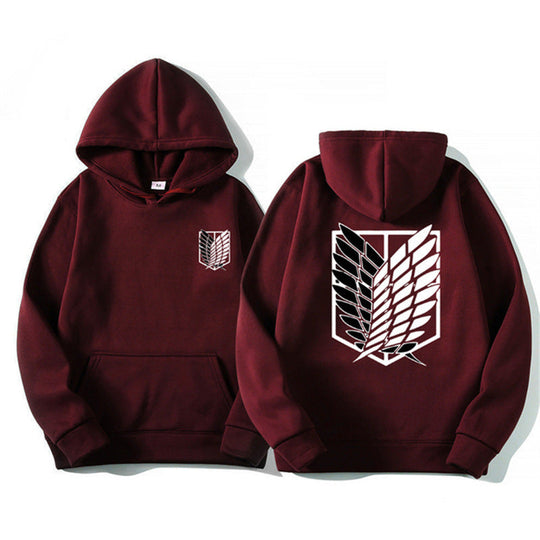 Damen Kapuzenpullover mit klassischem Anime-Motiv