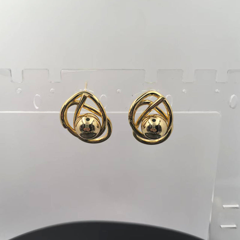 Damen Ohrringe mit eleganten Kugelanhängern Shop Nory