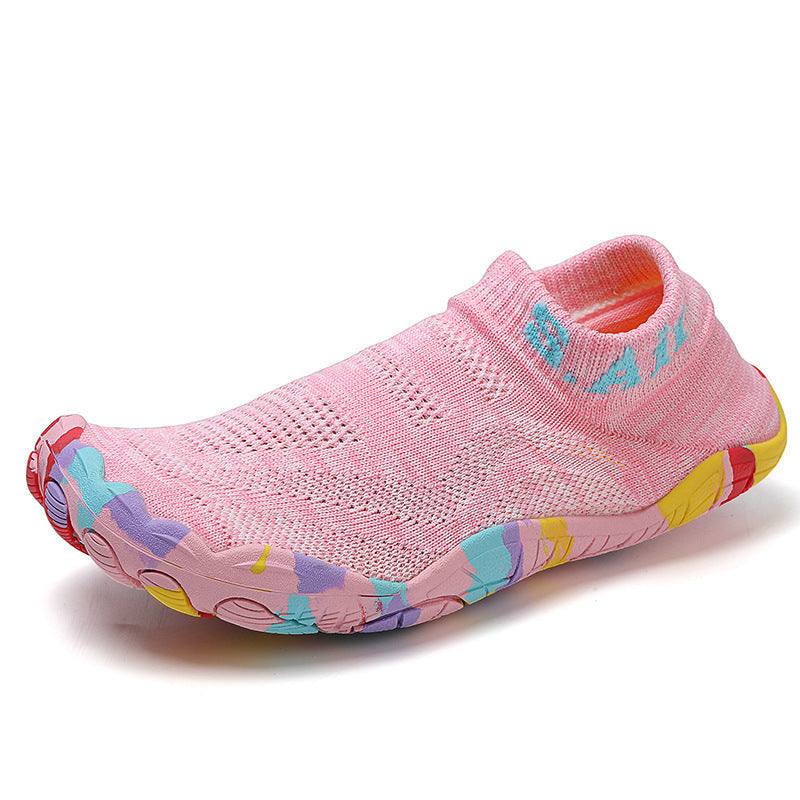 Unisex nan ultraflexibler Strick-Sockenschuh mit anatomischer Mehrzonen-Gummisohle und schnelltrocknender Konstruktion
