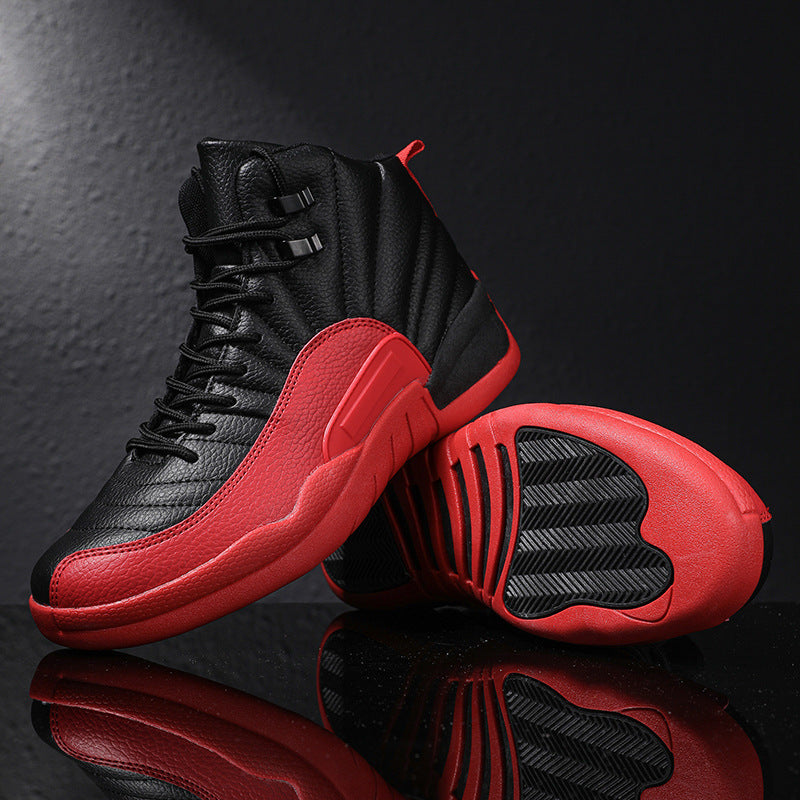 Herren Retro-inspirierte Performance-Basketballstiefel mit verstärkter Seitenwand Shopy Nory