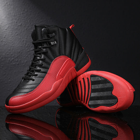 Herren Retro-inspirierte Performance-Basketballstiefel mit verstärkter Seitenwand Shopy Nory