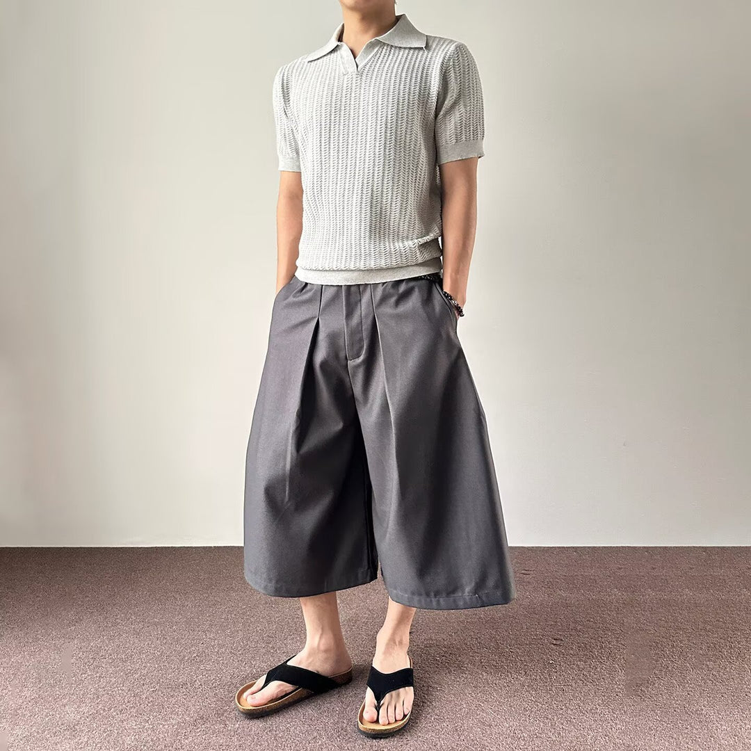 Herren modische Strick-Polo mit Grafiken Shop Nory