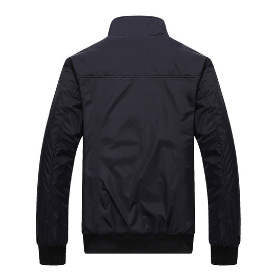 Herren leichter gefütterter Urban‑Bomber mit kariertem Innenfutter, windabweisender Shell und Rippbündchen Shop Nory