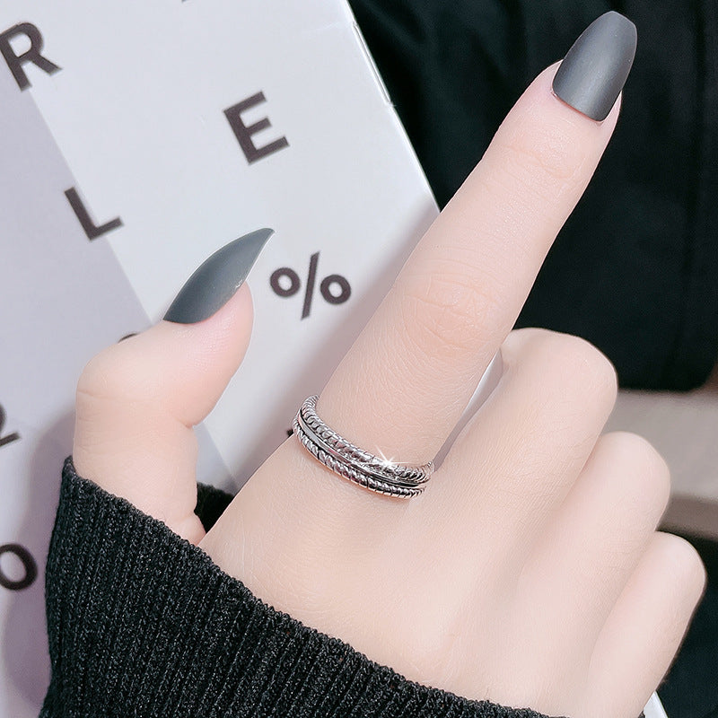 Damenring mit kunstvollem Banddesign Shop Nory